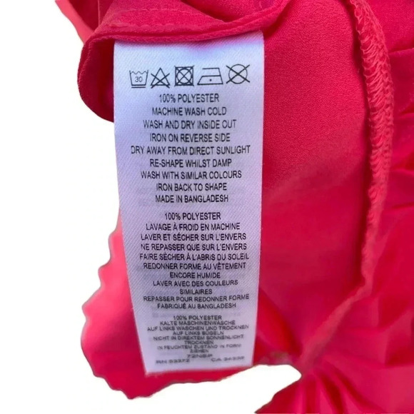 French Connection Crepe Pleated Tank Sleeveless Flounce Hem - Picture 8 of 9